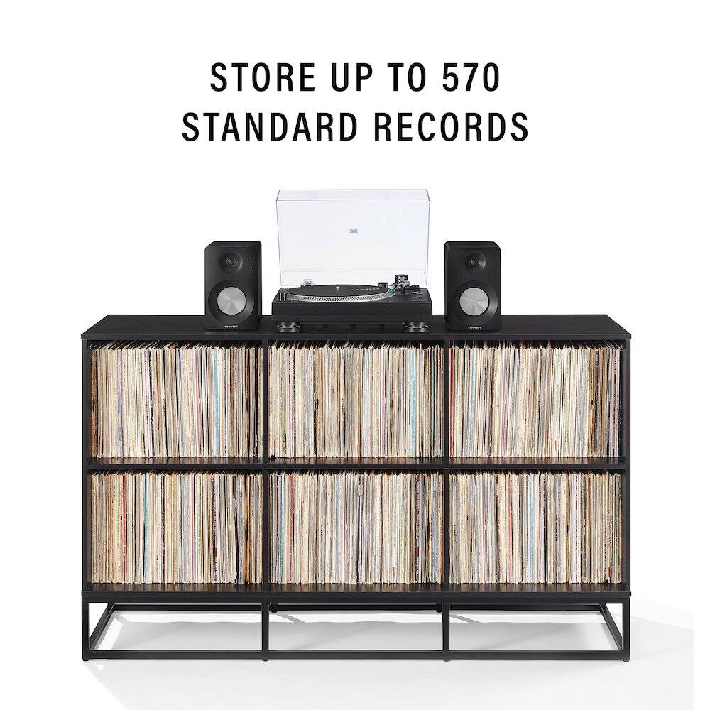 STORE UP TO 570 STANDARD RECORDS
