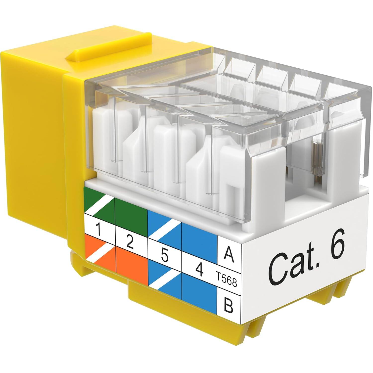 1 2 5 A 6 4 T568 Cat. 6