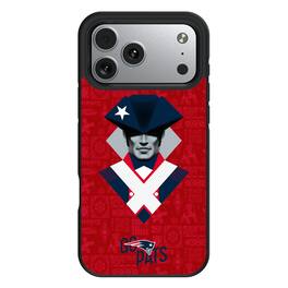 Keyscaper - NFL - New England Patriots - Bump Case with 8.2ft Drop Protection - 15 - Black