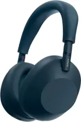 Sony - WH1000XM6- Best Wireless Noise Canceling Headphones - Midnight Blue - Front_Zoom