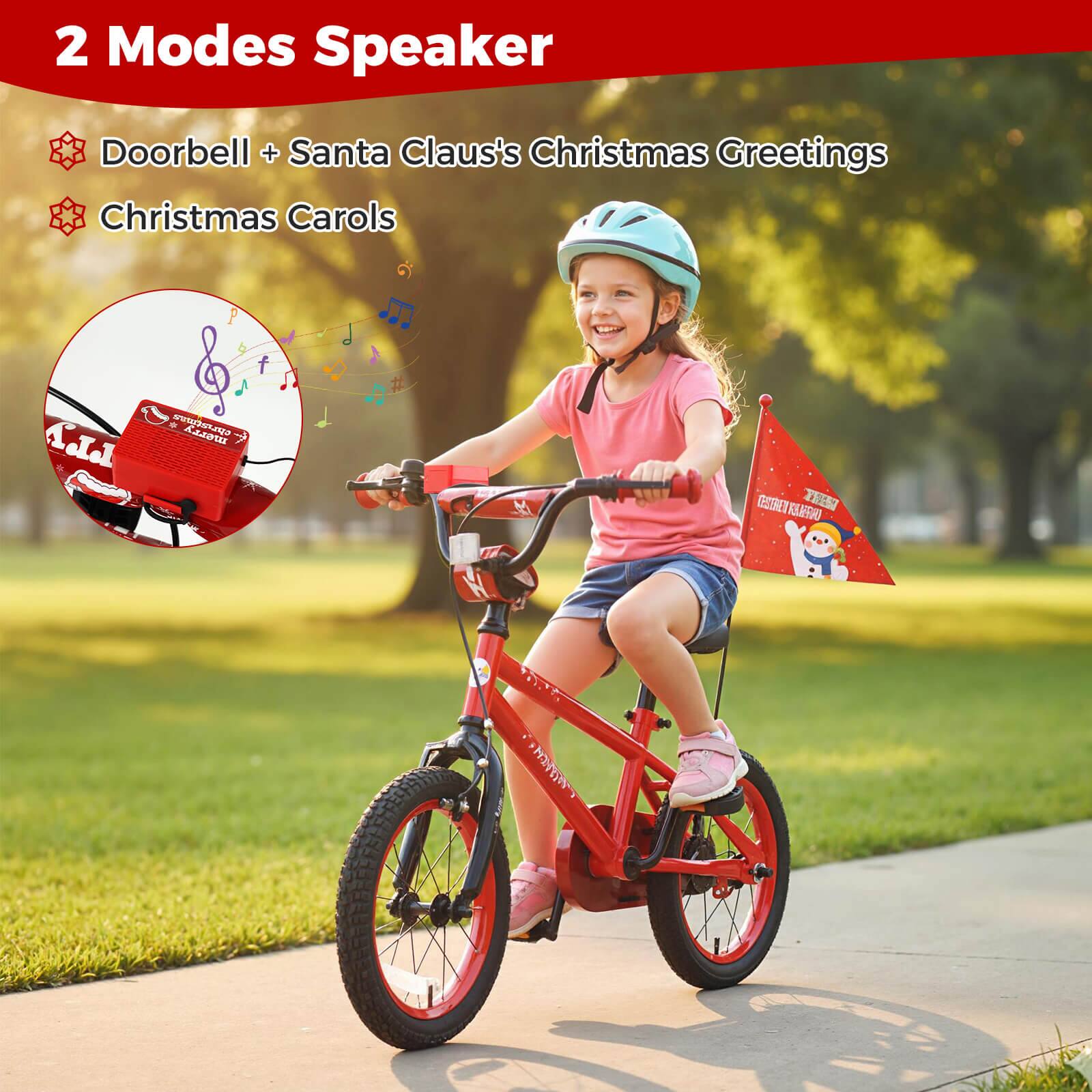 2 Modes Speaker  
Doorbell + Santa Claus's Christmas Greetings  
Christmas Carols