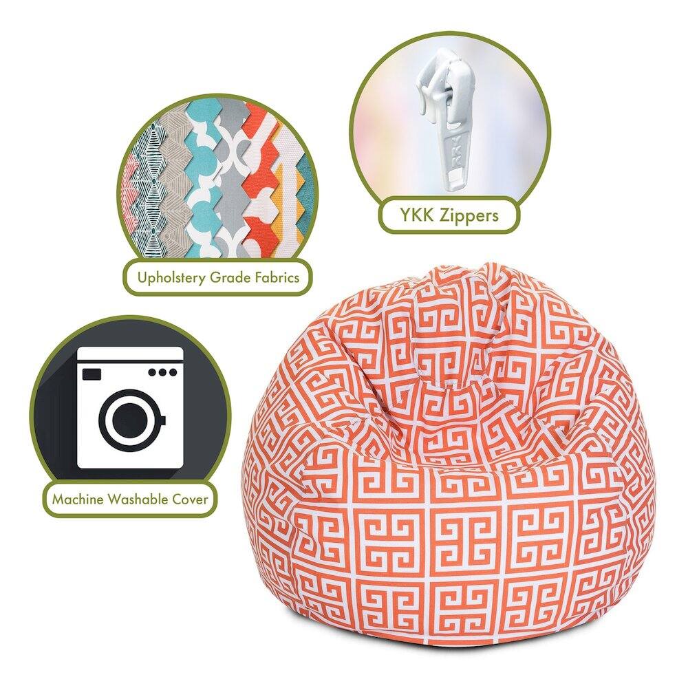 - Upholstery Grade Fabrics
- YKK Zippers
- Machine Washable Cover