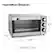 Hamilton Beach
Toaster Oven
Dimensions:
- Height: 8.7"
- Width: 11.5"
- Depth: 14.9"