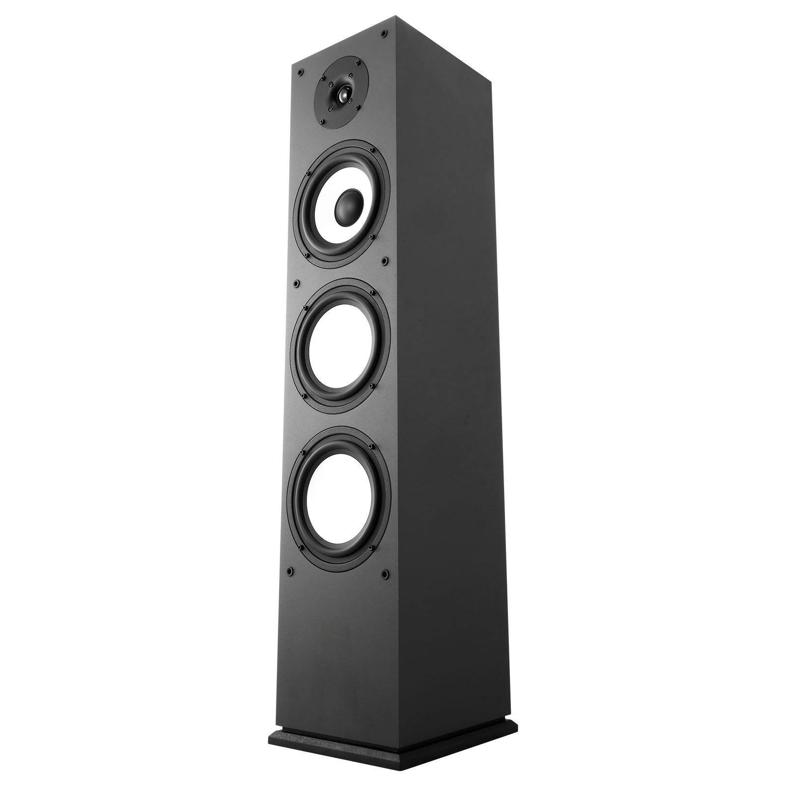 Alt View 9. Glintex - Floorstanding Speaker 2 Way Tower Speaker 6.5 Inch Woofer 1 Inch Tweeter 200W Peak Power for Home Audio Theater.