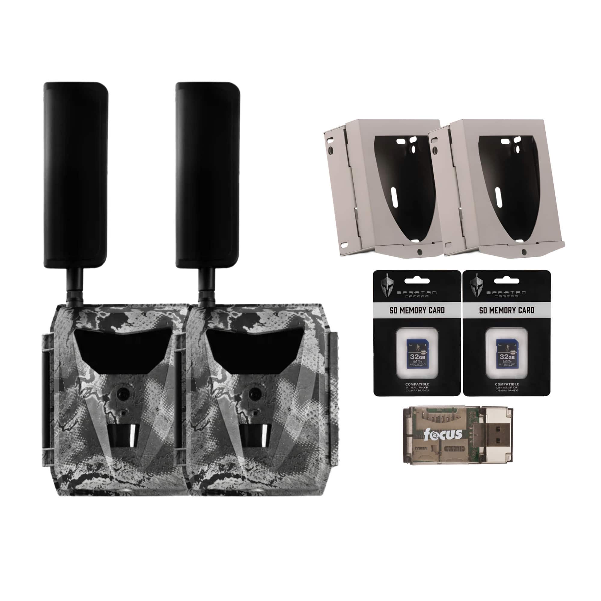 Spartan Camera - Spartan GoLive 4G/LTE Live Streaming Trail Camera (AT&T) with Accessories