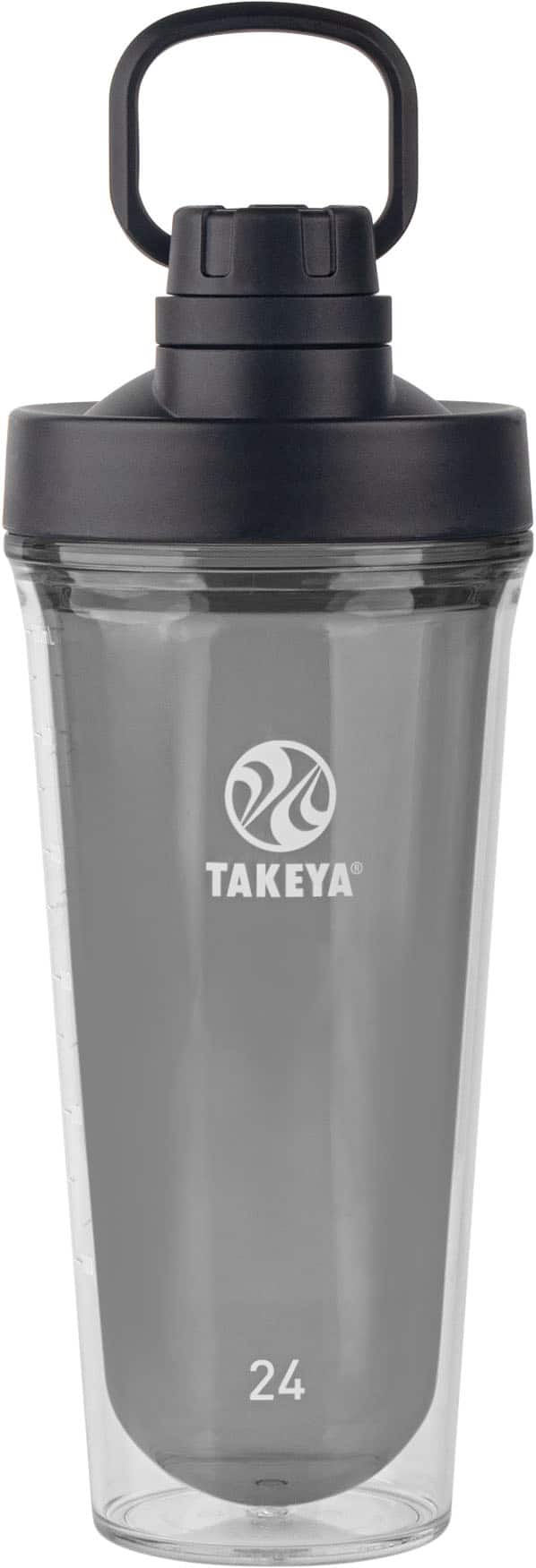 Alt View 11. Takeya - Tritan 24-oz. Protein Shaker - Stormy Black.