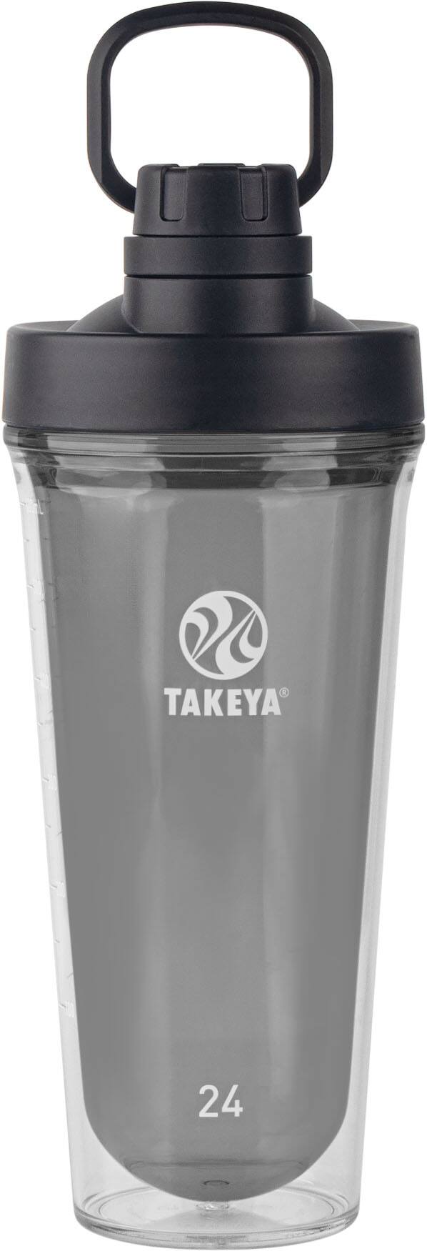 Alt View 11. Takeya - Tritan 24-oz. Protein Shaker - Stormy Black.