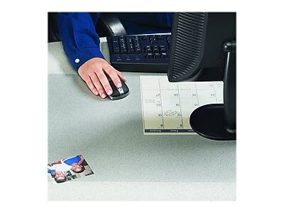 Alt View 5. Artistic - Artistic Krystal View Anti-Slip Plastic Desk Pad, 20" x 36", Clear (60-6-0M) - Clear.