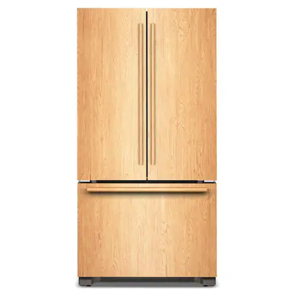 Front. KitchenAid - 36" wide 22 cu. ft. Panel-Ready (not included) Counter-Depth French Door Refrigerator with Internal Water Dispenser - Panel Ready.