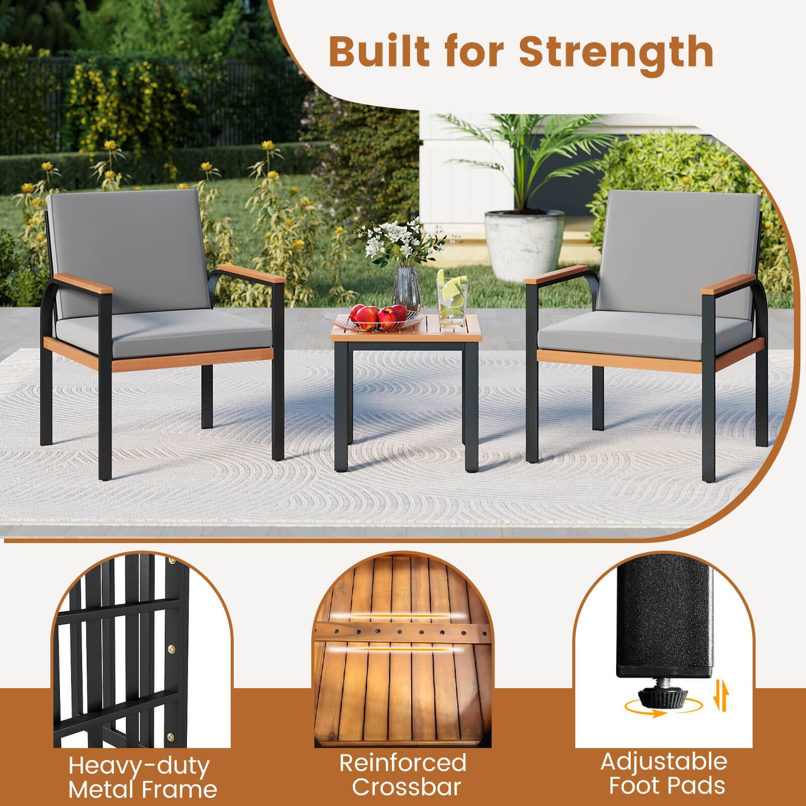 Built for Strength

Heavy-duty Metal Frame

Reinforced Crossbar

Adjustable Foot Pads