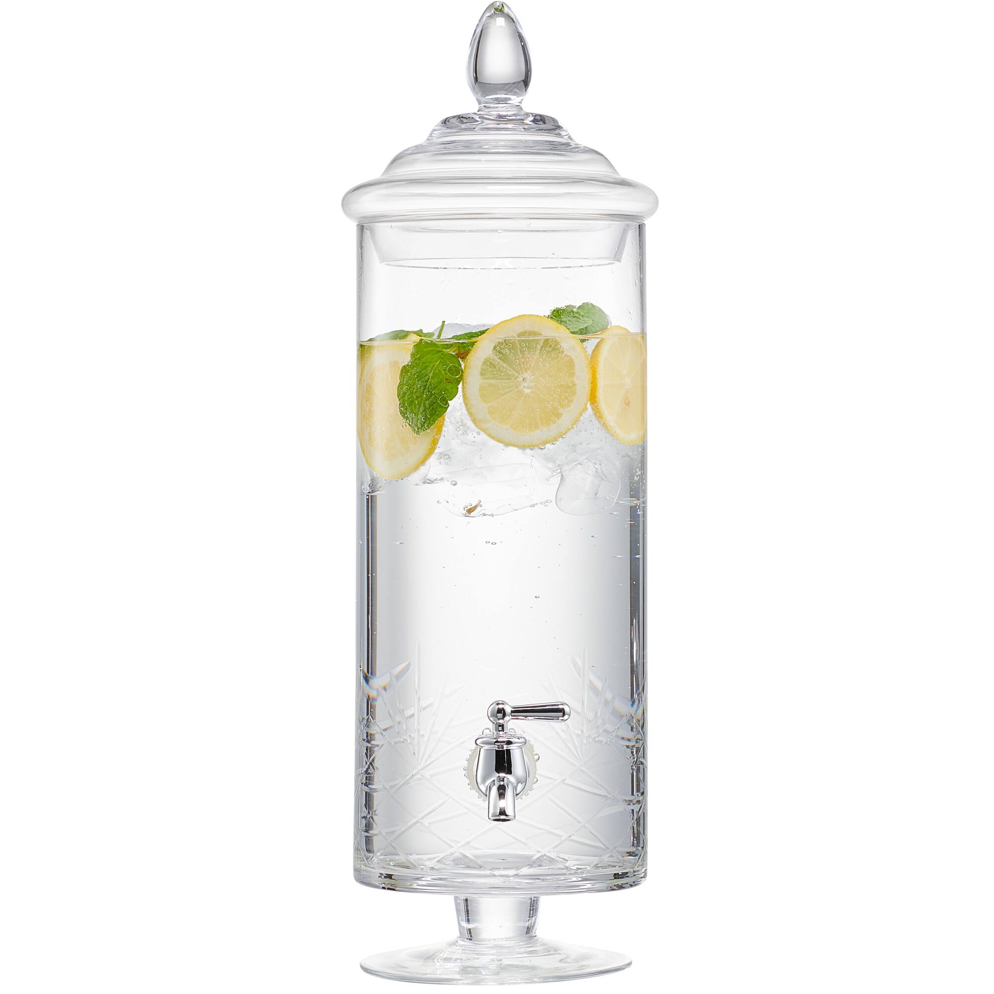Angle. Jay Import - Provence Beverage Dispenser 135.25 OZ. - Clear.