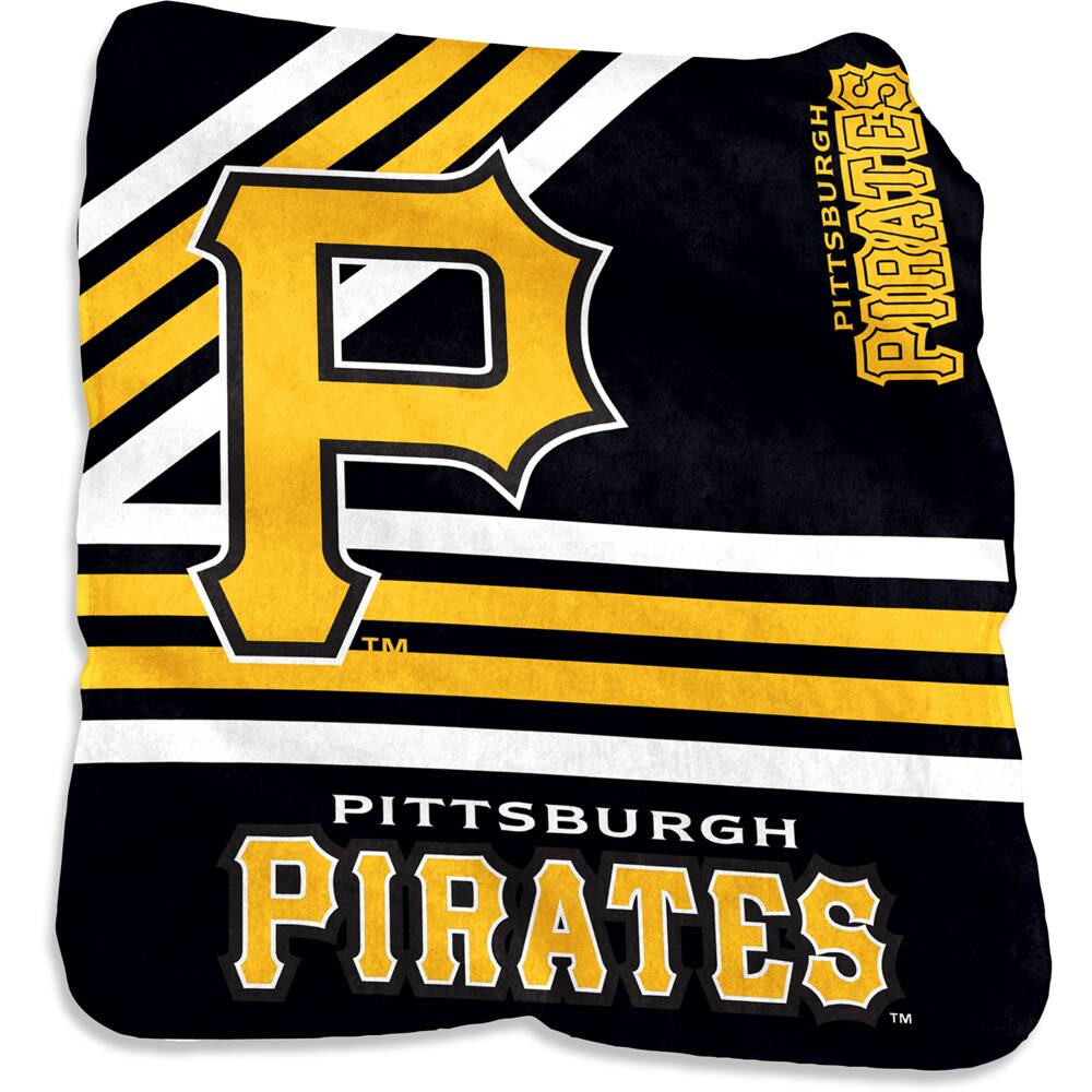 Logo Brands - Pittsburgh Pirates 50'' x 60'' Plush Raschel Throw Blanket - Multicolor price history on PriceWatchPro