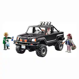 Back to the Future Playmobil 70633 Marty's Pick-Up Truck Building Set - Black