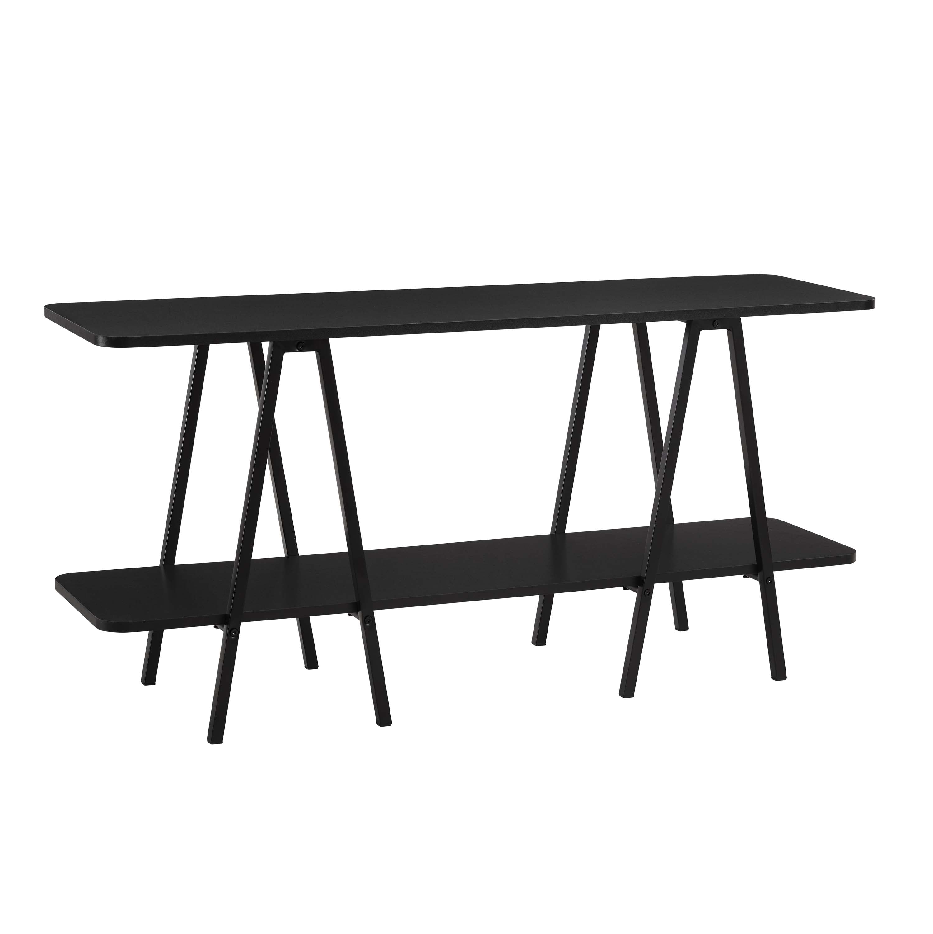 Alt View 3. Manhattan Comfort - Celine Contemporary Modern 47" Console Table - Black.