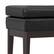 Alt View 3. Simpli Home - Carlson Small Ottoman Bench in Distressed Black - Distressed Black.