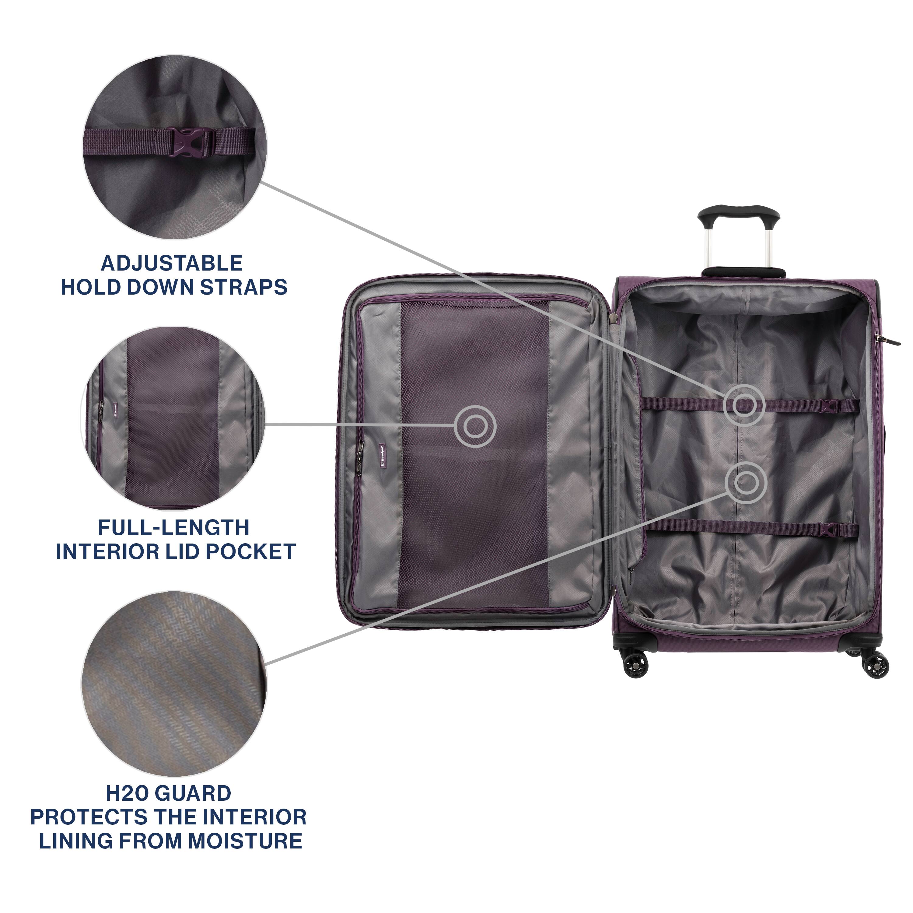 - Adjustable Hold Down Straps
- Full-Length Interior Lid Pocket
- H2O Guard Protects the Interior Lining from Moisture