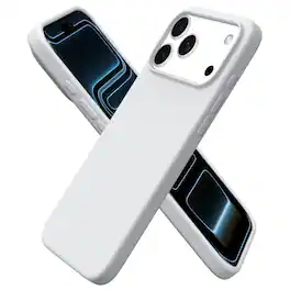 Ornarto - Designed for iPhone 17 Pro Max Case 6.9", Liquid Silicone Soft Gel Shockproof Protective Case - Light Gray