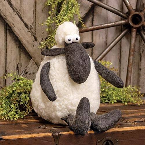 Angle. BreeBe - Sherman the Sheep - White, Black.