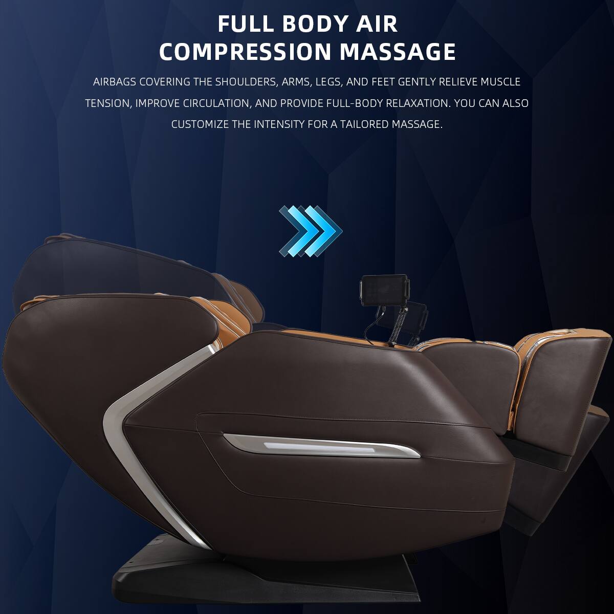 MassaMax Mega A580 the largest massage chair in the world (Fits