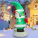 Alt View 5. Costway - 8FT Inflatable Christmas Tree with Santa Claus, Blowup Holiday Decoration - Multicolor.