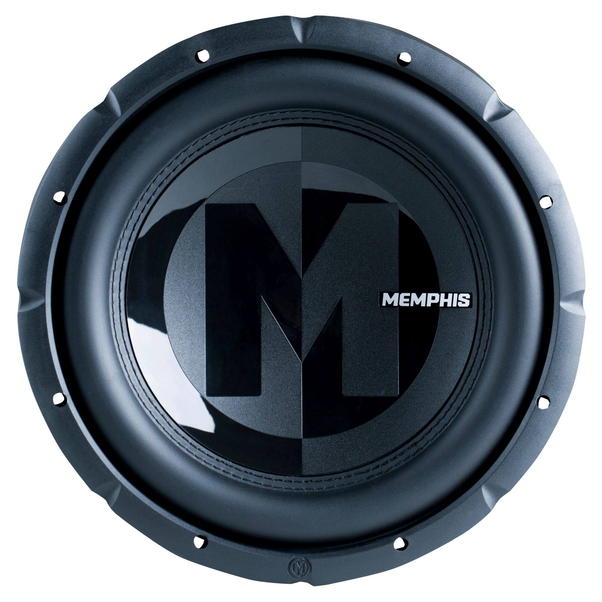 Front. Memphis Car Audio - Memphis Audio PRX124W 12" Power Reference Single 4-Ohm Subwoofer Replacement - 300 wRMS - Black/Gray.