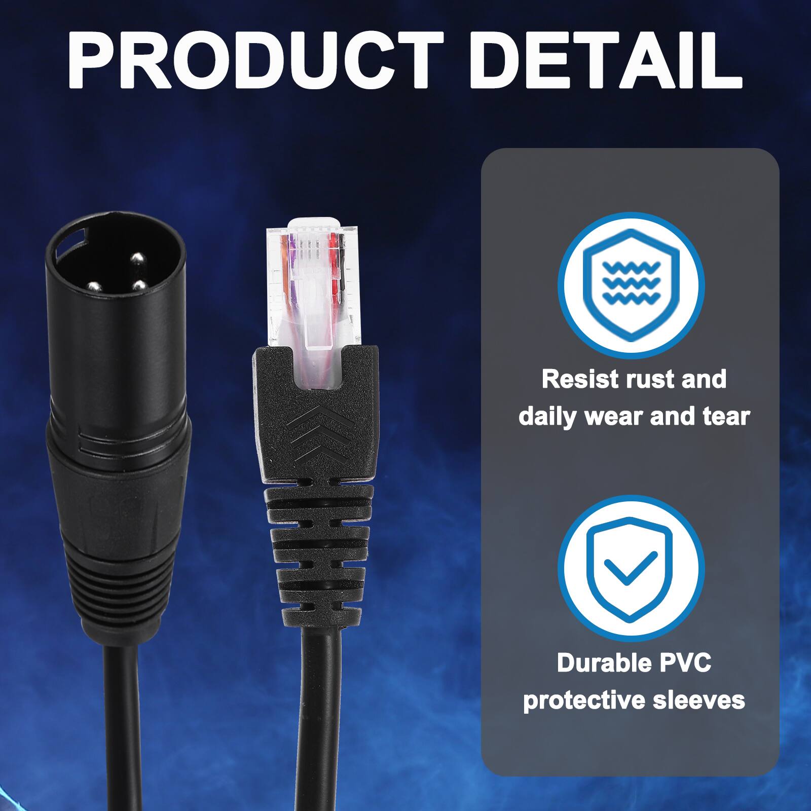 PRODUCT DETAIL

- Resist rust and daily wear and tear
- Durable PVC protective sleeves