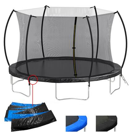 Front. LOVMOR - Lovmor 14 FT Trampoline with Ladder and Safety Enclosure Recreational Trampoline for Adults.