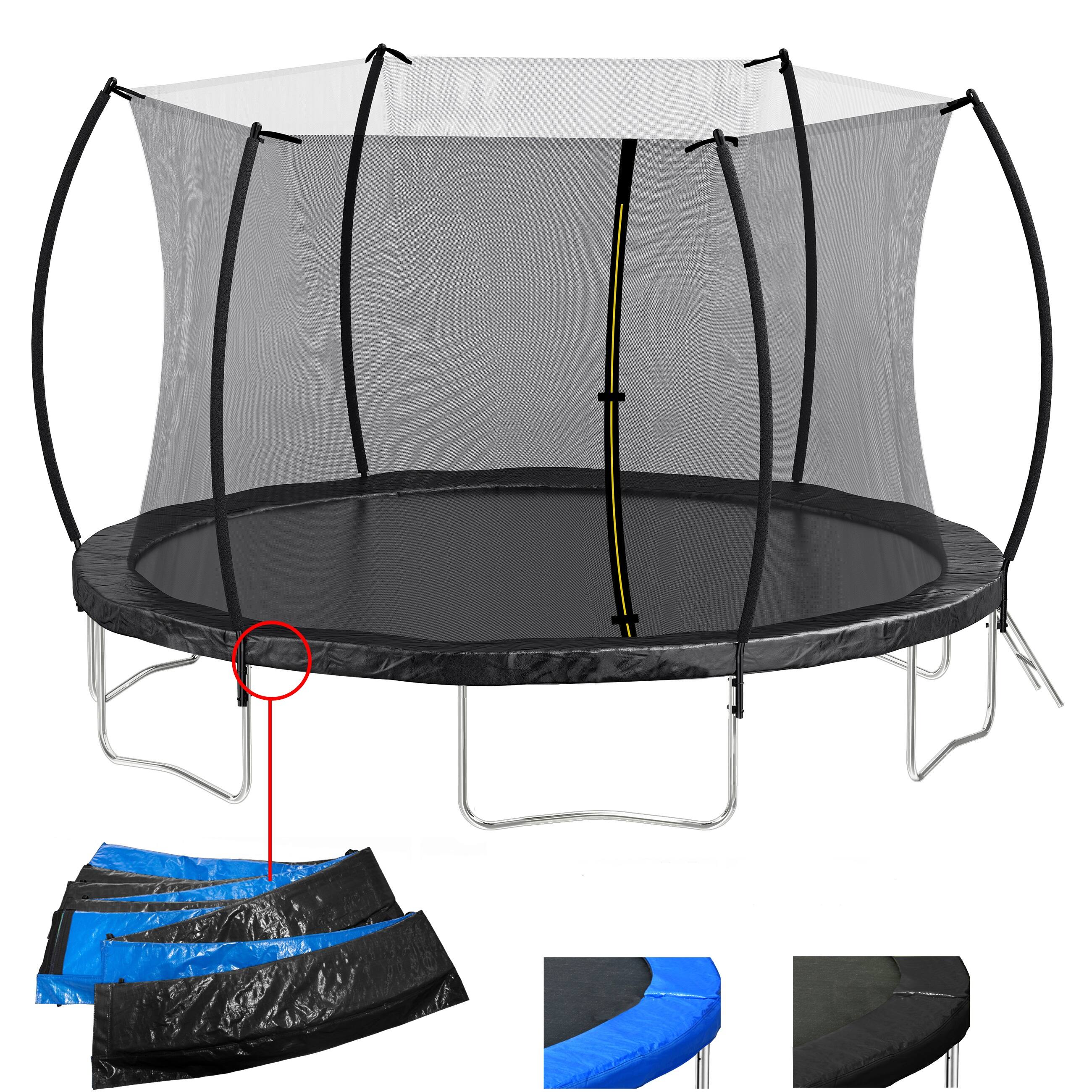 Front. LOVMOR - Lovmor 14 FT Trampoline with Ladder and Safety Enclosure Recreational Trampoline for Adults.