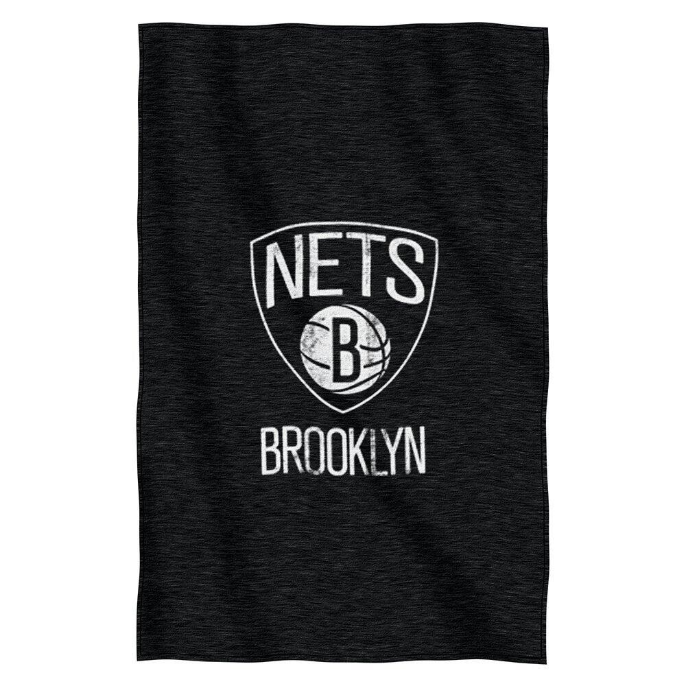 Northwest - Brooklyn Nets NBA Logo Sweatshirt Material Poly/Cotton Throw - Multi