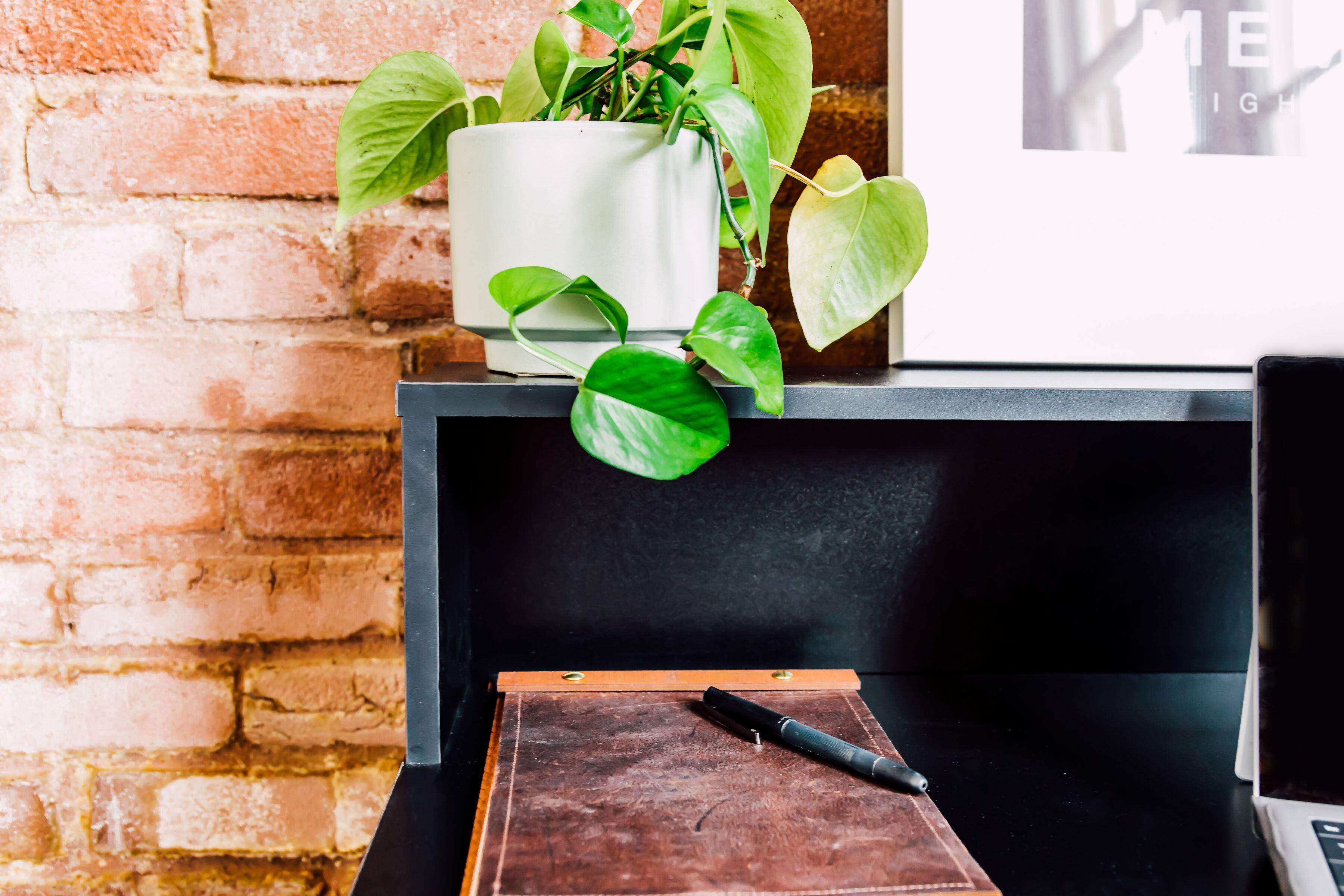 Alt View Zoom 11. OneSpace - Lennox Computer Desk with Hutch - Black.