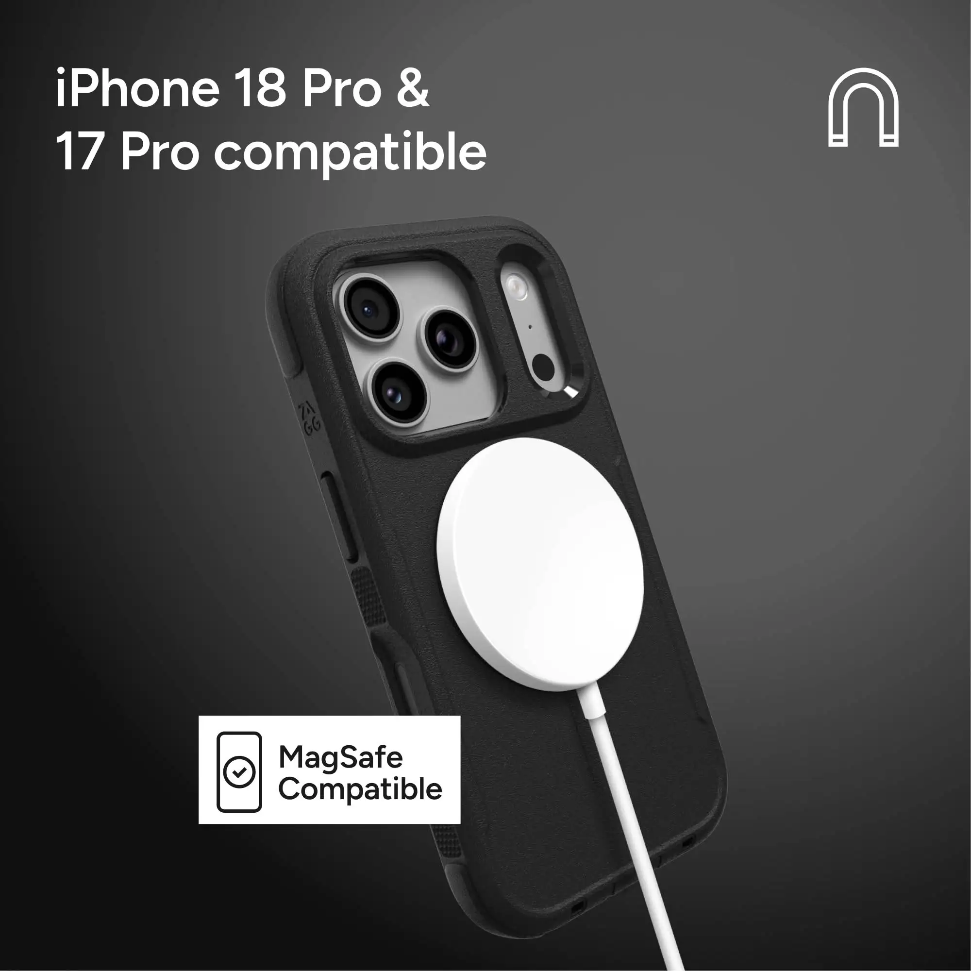 iPhone 18 Pro & 17 Pro compatible

MagSafe Compatible