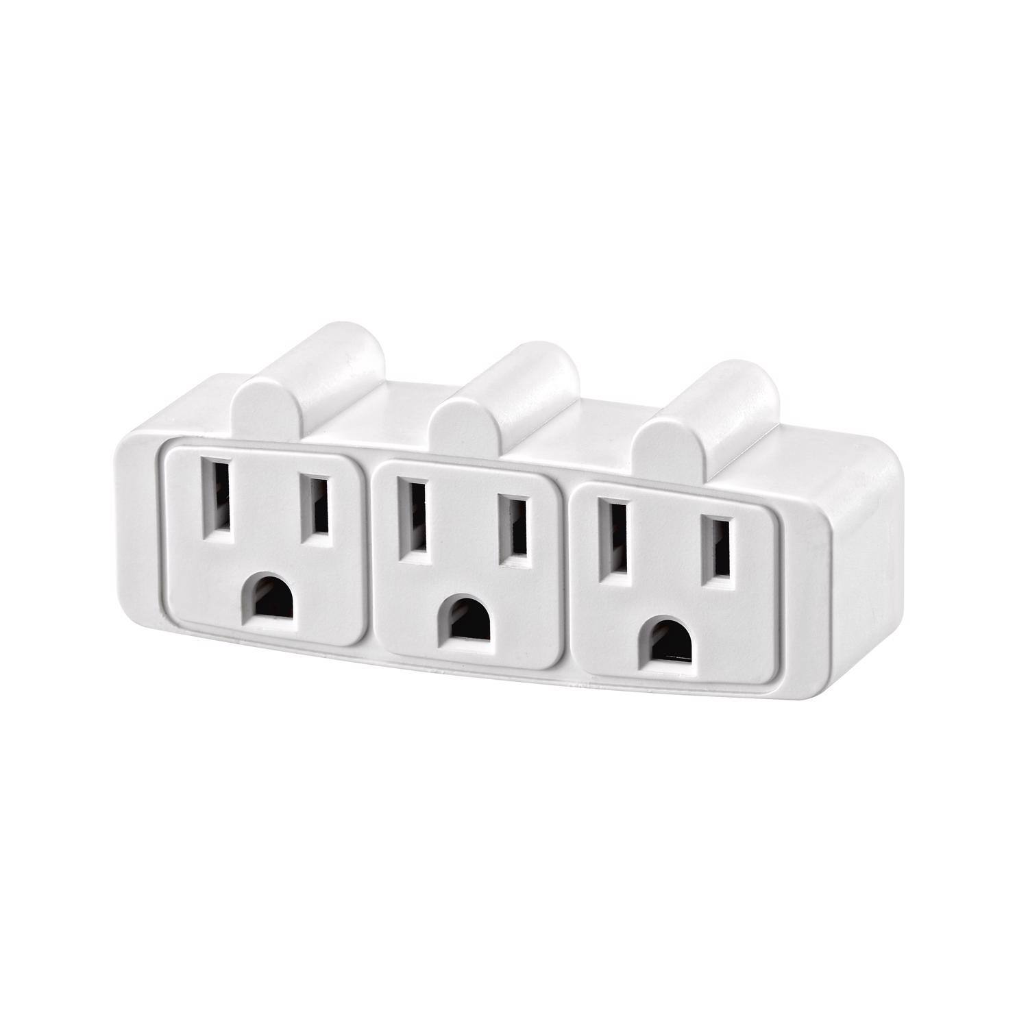 Leviton - Grounded 3 outlets Outlet Adapter 1 pk price history on PriceWatchPro