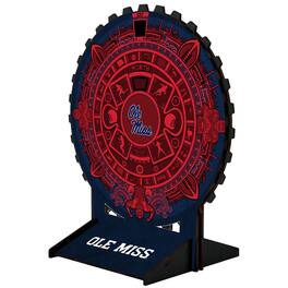 Fan Creations - Ole Miss Rebels Aztec Circle Desk Calendar - Multicolor