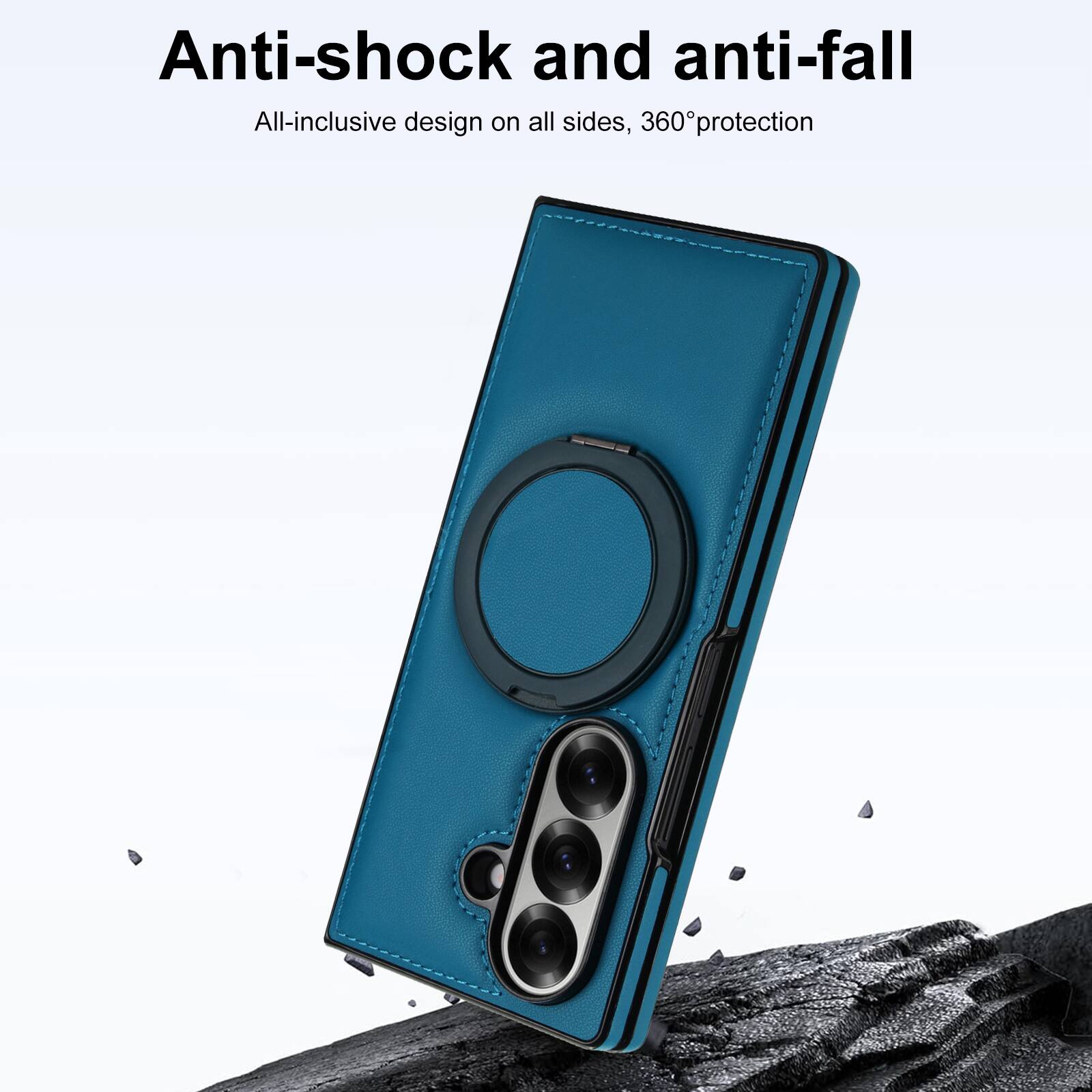 Anti-shock and anti-fall  
All-inclusive design on all sides, 360° protection