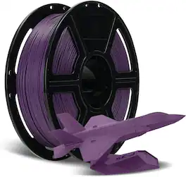 Flashforge - Carbon Fiber PLA 3D Printer Filament-1.75mm-1kg (2.2 lbs) Spool - Iris Purple