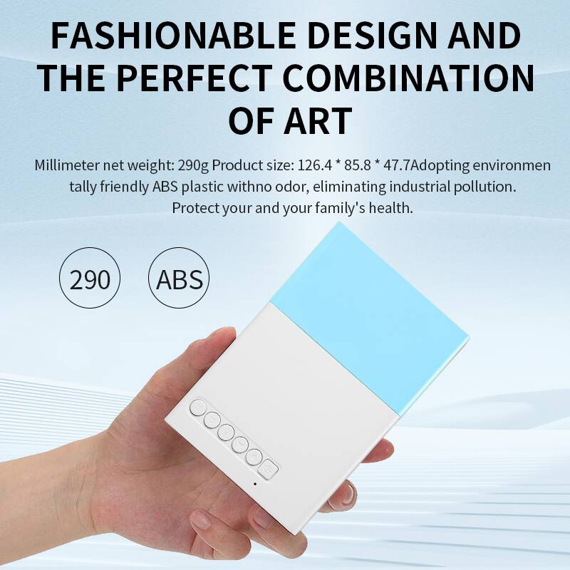 FASHIONABLE DESIGN AND THE PERFECT COMBINATION OF ART

Millimeter net weight: 290g  
Product size: 126.4 * 85.8 * 47.7  
Adopting environmentally friendly ABS plastic with no odor, eliminating industrial pollution.  
Protect your and your family's health.

290  
ABS
