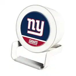 Keyscaper - New York Giants Night Light Wireless Charger And Bluetooth Speaker - Multicolor