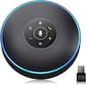 EMEET - Bluetooth Speakerphone M2 Conference Speaker for 5-8 People Business Conference 360º Voice Pickup 4 AI Micro - Black