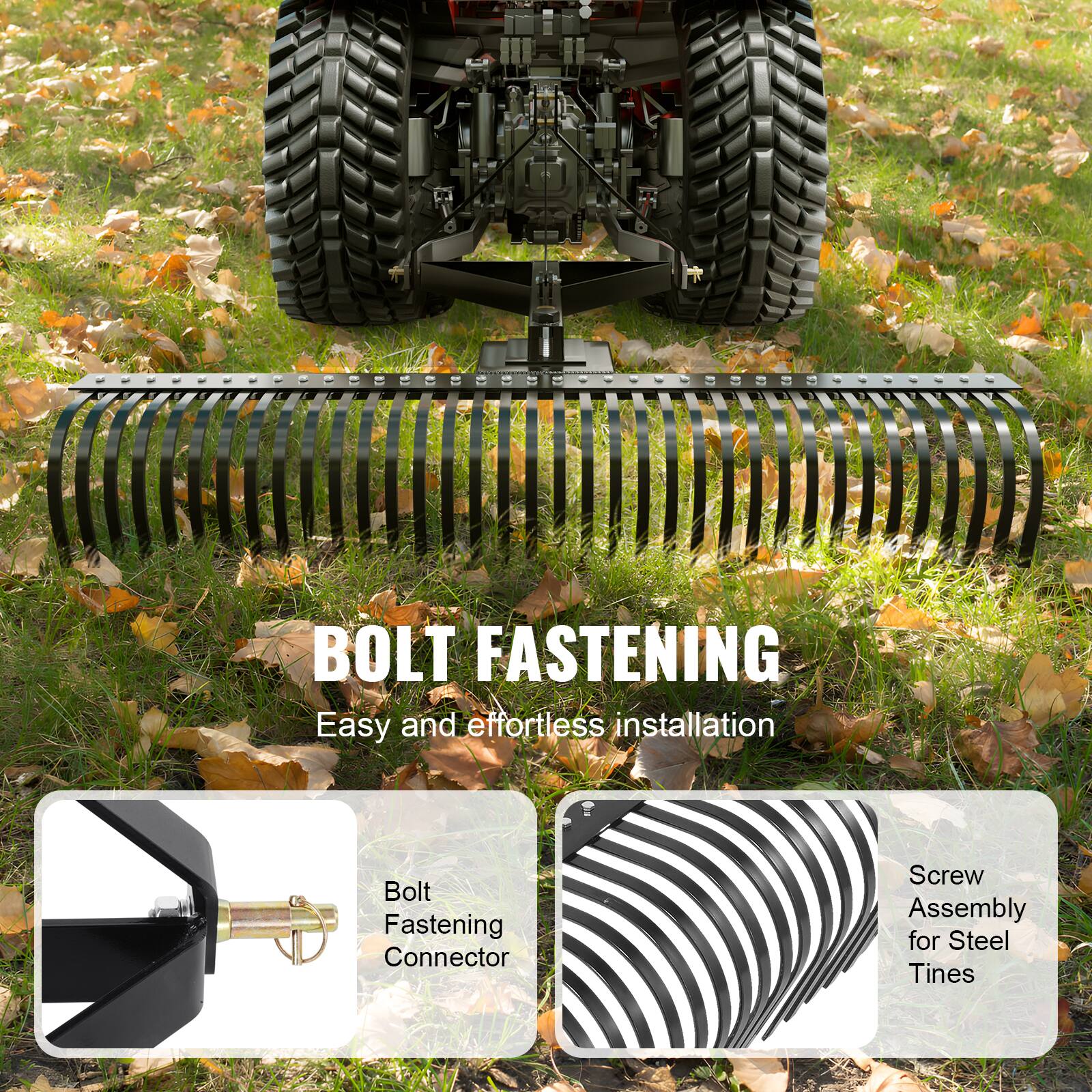 BOLT FASTENING
Easy and effortless installation
Bolt Fastening Connector
Screw Assembly for Steel Tines