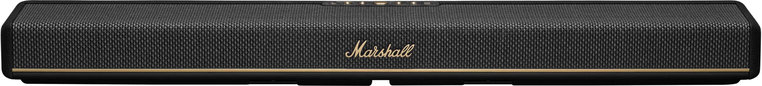 Front. Marshall - Heston 60 Soundbar with Dolby Atmos Immersive Sound for TV / Movies / Music - Black.