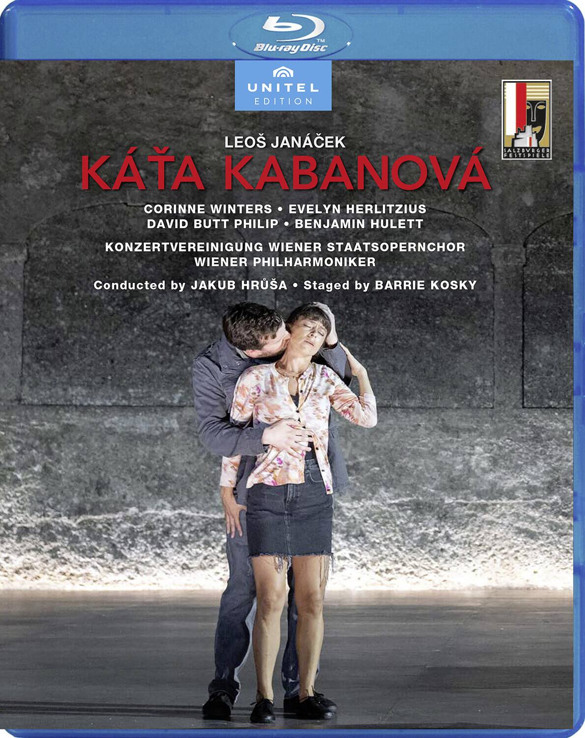 Front. Evelyn Herlitzius - Kata Kabanova from Salzburg Festival   - BLU-RAY.