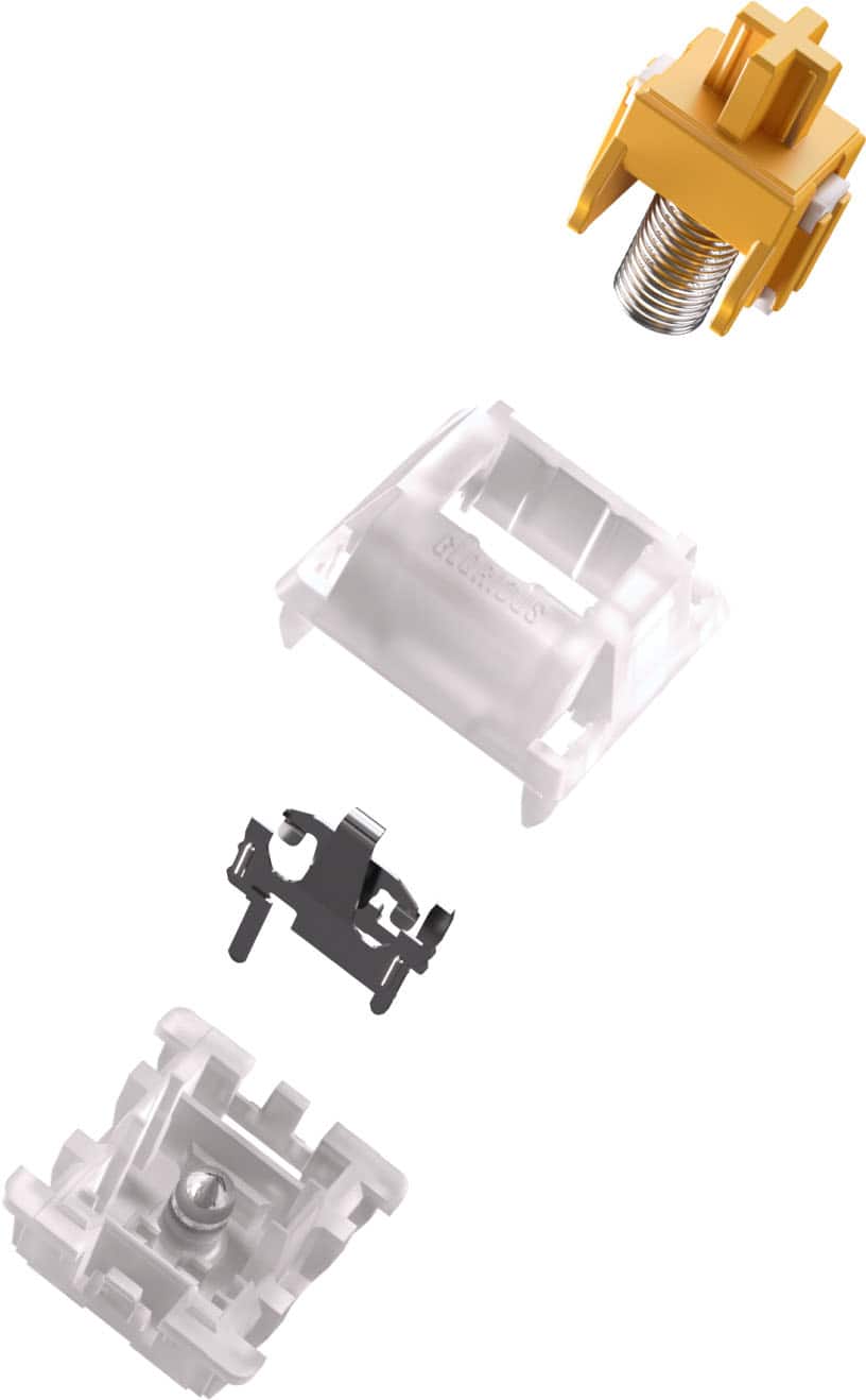 Alt View 15. Glorious - Silent Lubed Mechanical Keyboard 5-pin Hot Swappable Switches (36x) - Panda.