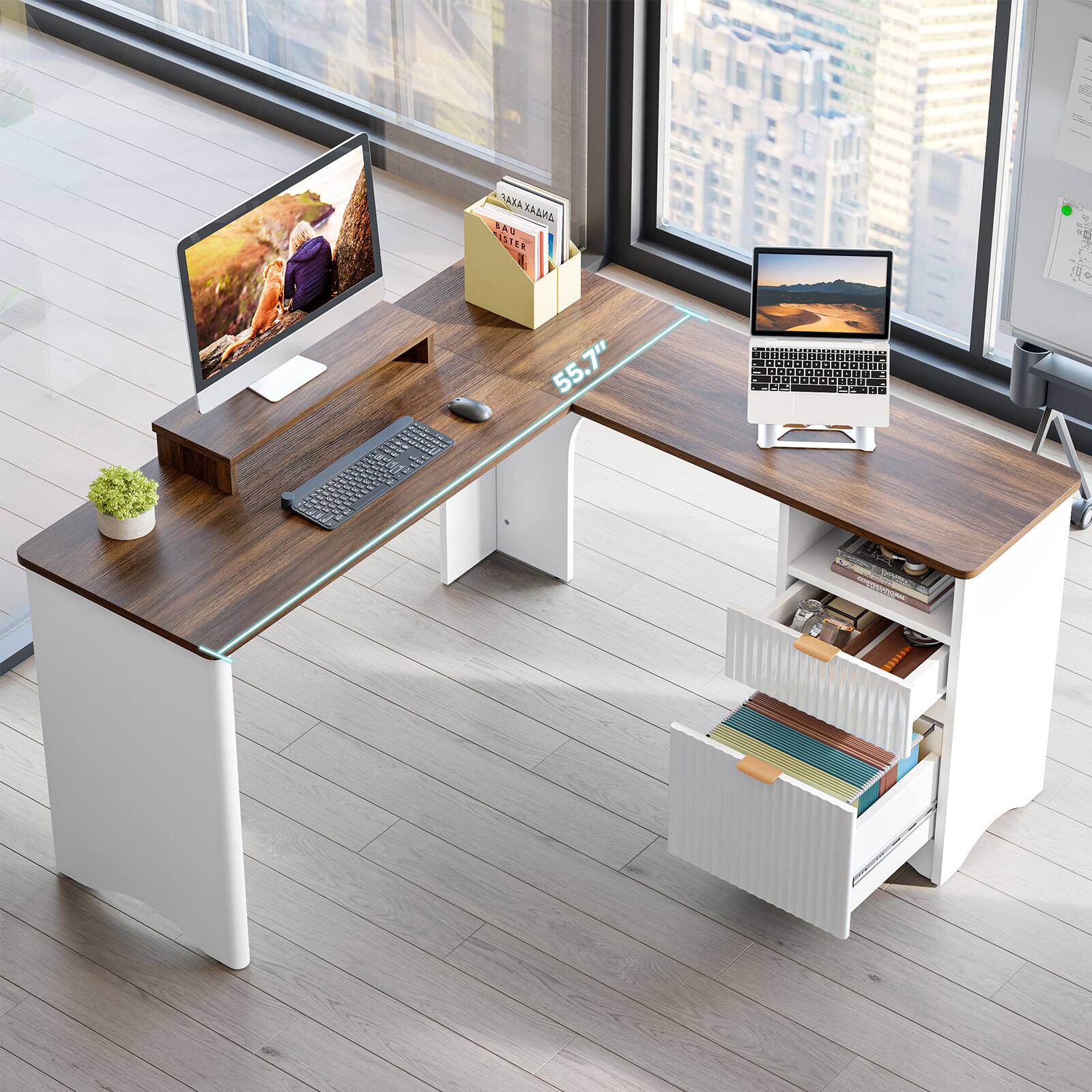 The text on the image reads "KXA 55.7" 7" - - E".