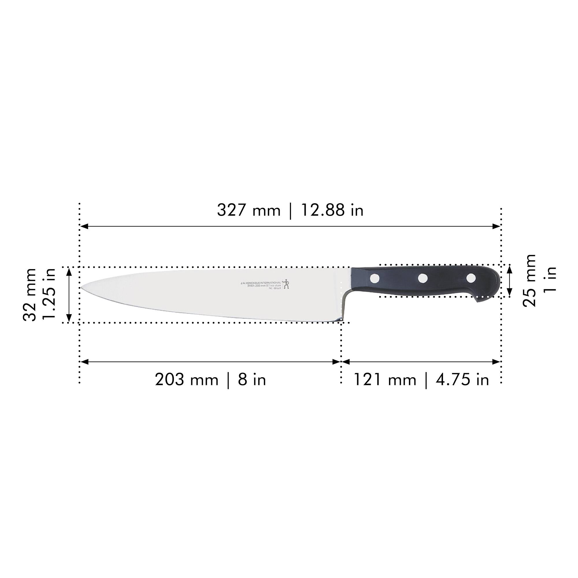 327 mm | 12.88 in  
32 mm | 1.25 in  
203 mm | 8 in  
121 mm | 4.75 in