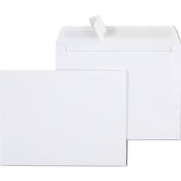 Staples - EasyClose Booklet Envelopes, 12"L x 9"H, 100/Box - White