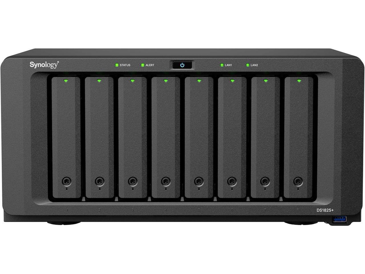 Synology DS1825+  
STATUS ALERT  
LAN1 LAN2