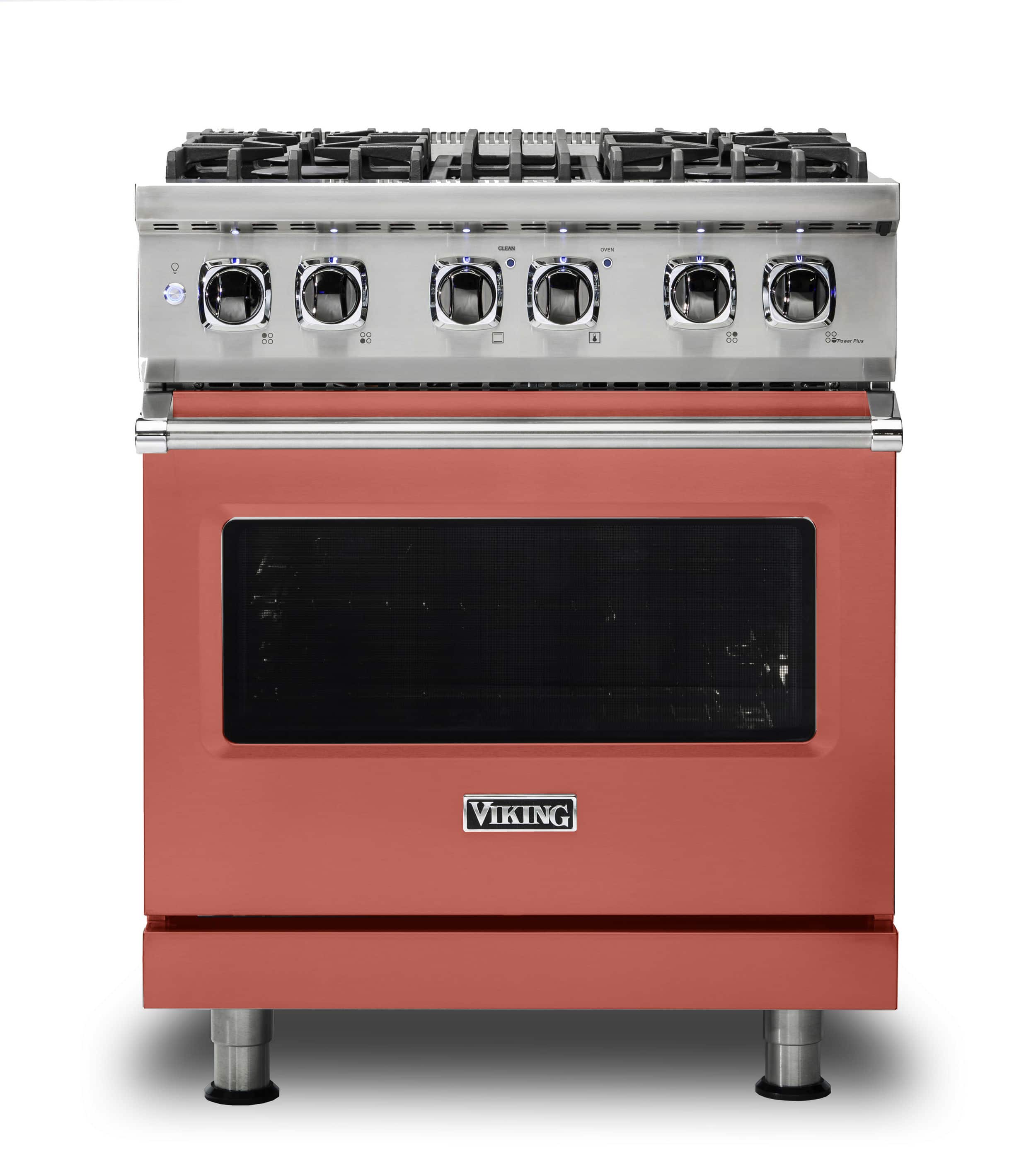 Front. Viking - 30-Inch Dual Fuel Freestanding Range - Spiced Cider.
