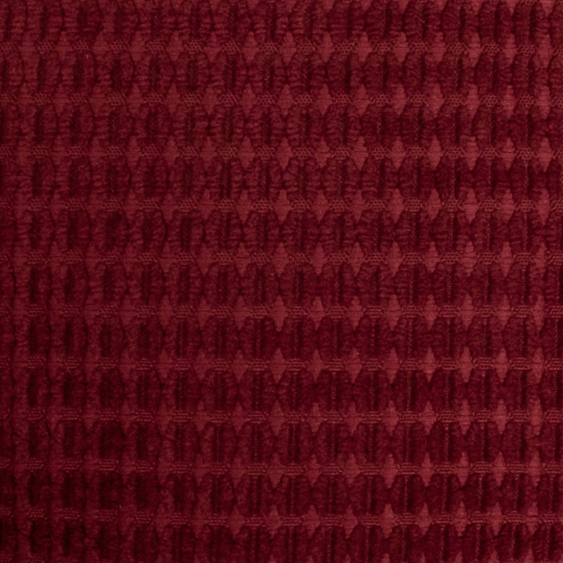 Alt View 1. Sweet Home Collection - Crushed Memory Foam Tufted Chair Cushion Non Slip Microdot Rubber Back, 4-Pack - Burgundy.