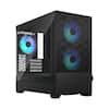Front. Fractal Design - Pop Mini Air Computer Case - Black.