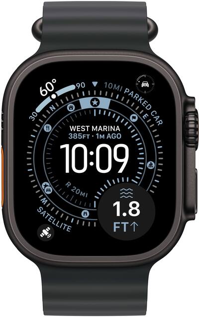 Apple Watch Ultra 3 (GPS+Cellular) 49mm Titanium Case with Black Apple Watch Ultra 3 (GPS+Cellular) 49mm Titanium Case with Black